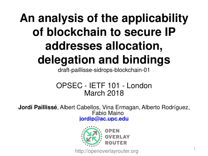 an analysis of the applicability