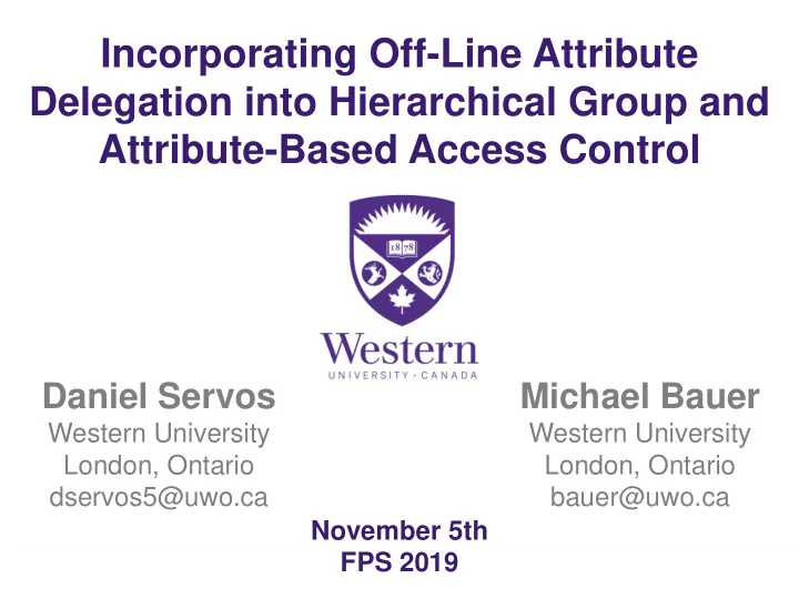 incorporating off line attribute