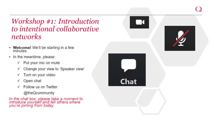 to intentional collaborative
