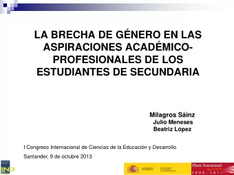 Milagros Sinz  Julio Meneses  Beatriz Lpez  I Congreso Internacional de Ciencias de la
