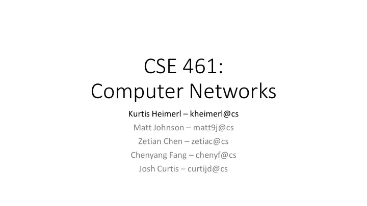 computer networks