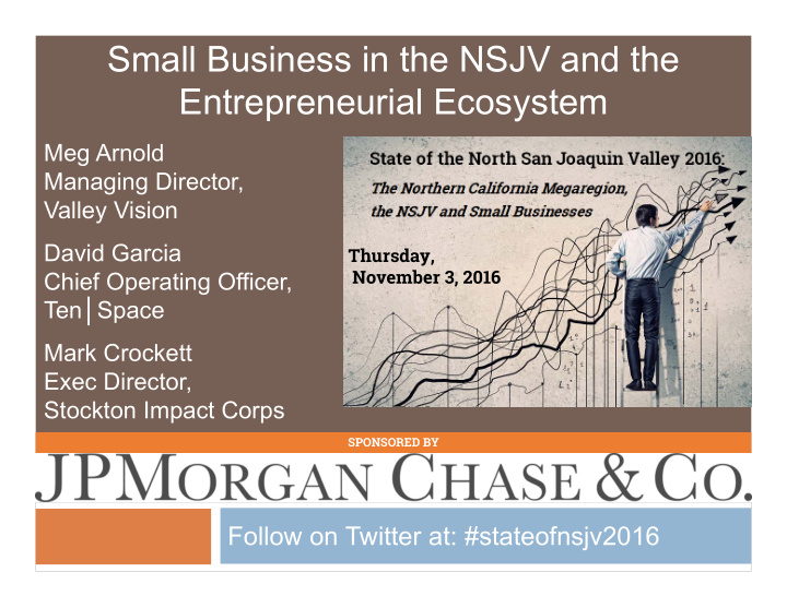 small business in the nsjv and the entrepreneurial