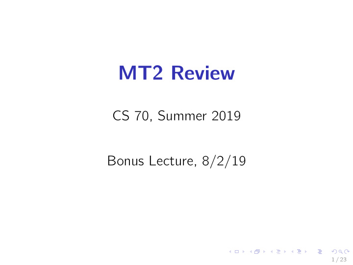 mt2 review