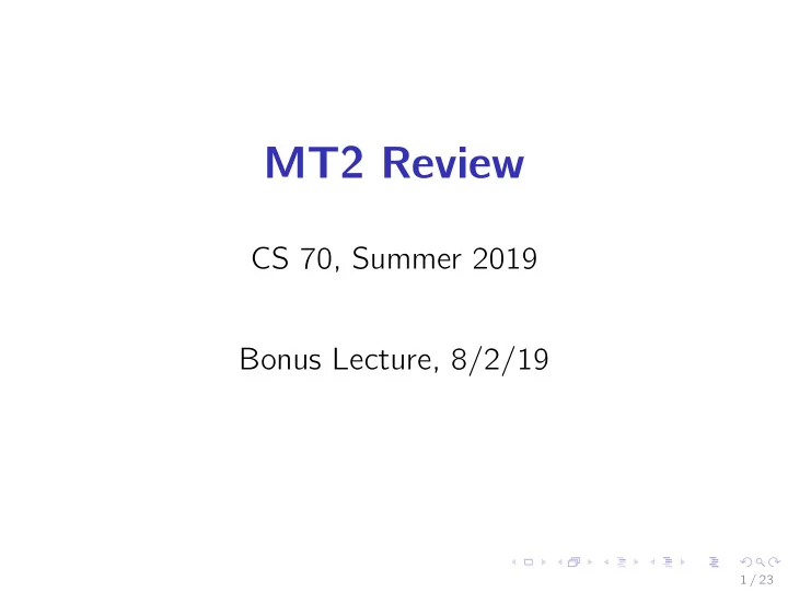 mt2 review