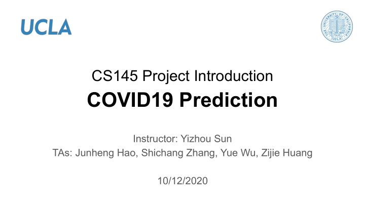covid19 prediction