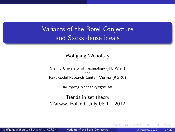 variants of the borel conjecture and sacks dense ideals