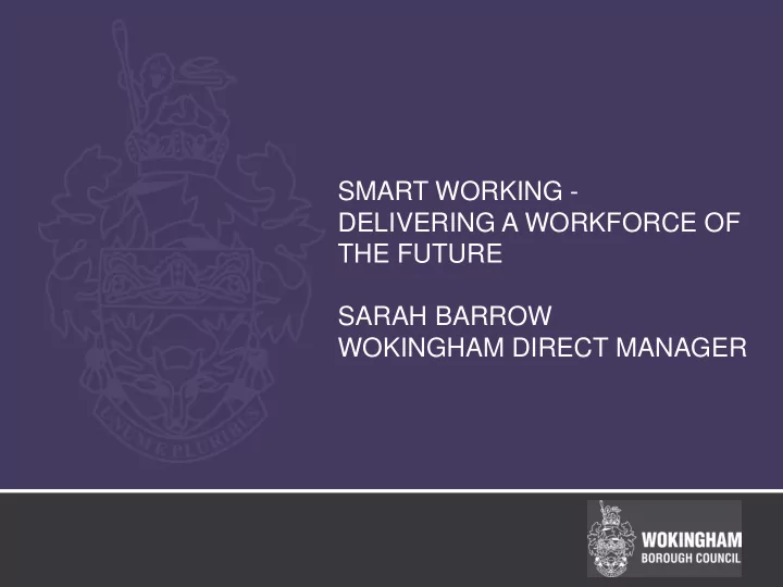 sarah barrow