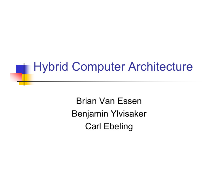 hybrid computer architecture