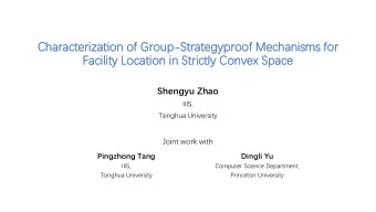 Characteriza  racterization  tion of Gr  Group  up-Stra  Strate  tegyp  gyproof  oof Me  Mechan