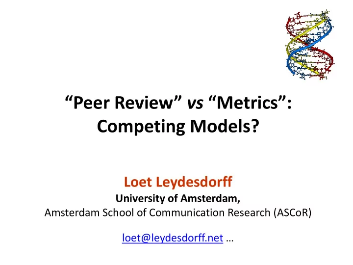 competing models