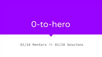 0-to-hero  01/10 Mentors &lt;&gt; 01/10 Sessions  Emin Guliyev  Amazon &amp; AWS  Microsoft