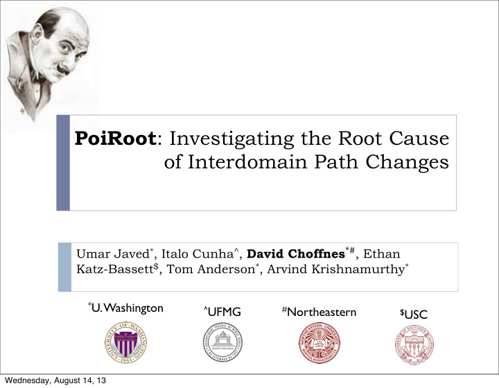 poiroot investigating the root cause of interdomain path