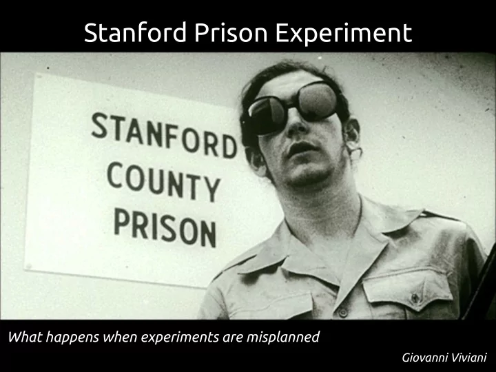 stanford prison experiment