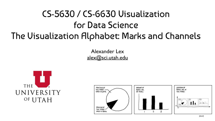 cs 5630 cs 6630 visualization for data science the