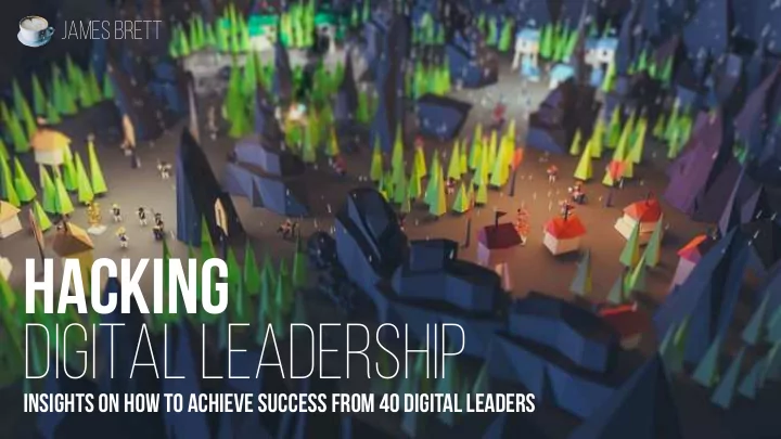 hacking digital leadership