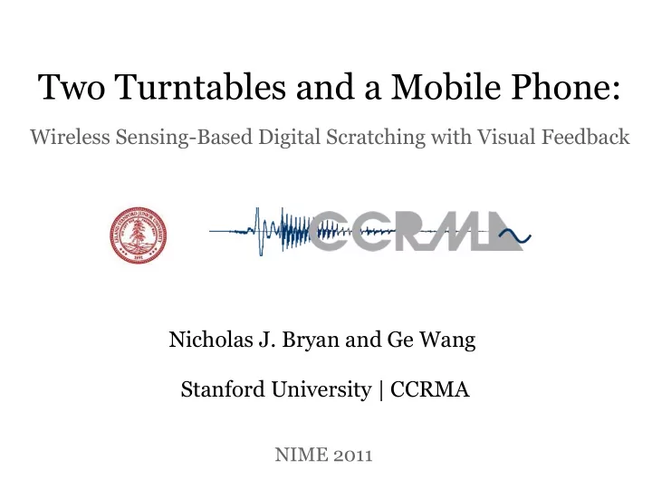 two turntables and a mobile phone