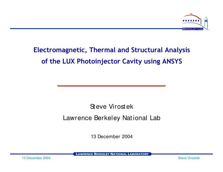 electromagnetic thermal and structural analysis of the