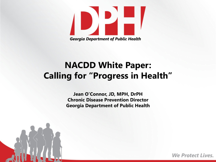 nacdd white paper calling for progress in health