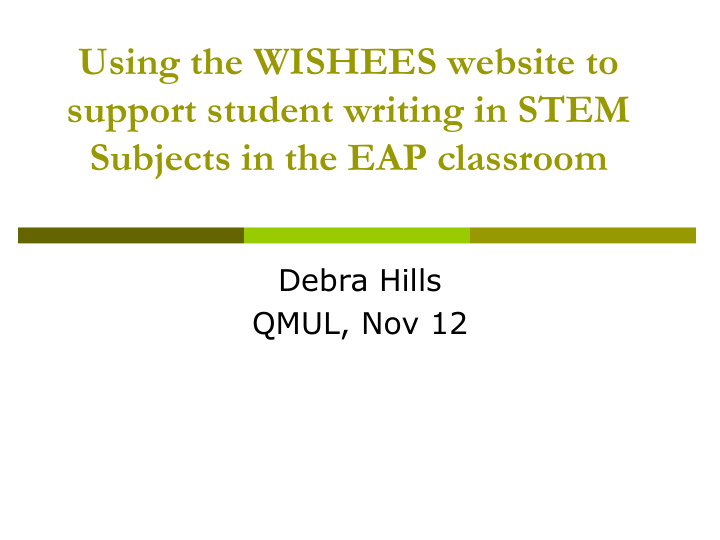 using the wishees website to support student writing in