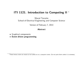 AWT The Abstract Window Toolkit (AWT) is the oldest set of classes used to build  Graphical User
