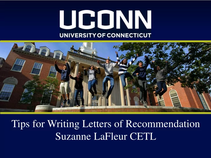 tips for writing letters of recommendation