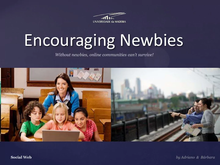 social web by adriano b rbara summary encouraging newbies