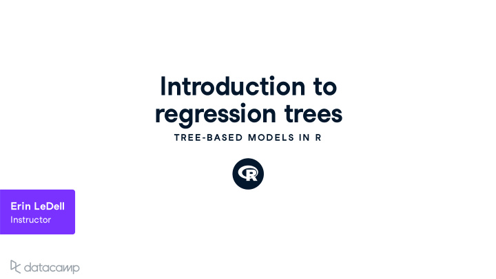 introd u ction to regression trees