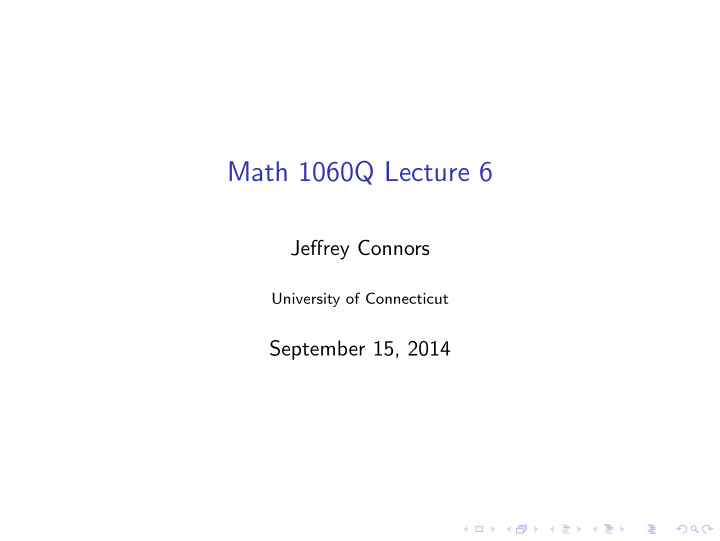 math 1060q lecture 6
