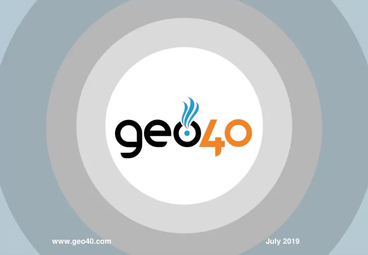 www geo40 com july 2019 disclaimer