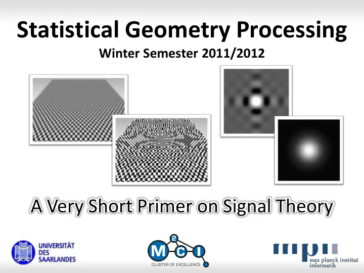 statistical geometry processing