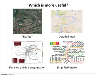 Which  is  more  useful?  Reality  Detailed  map  Detailed  public