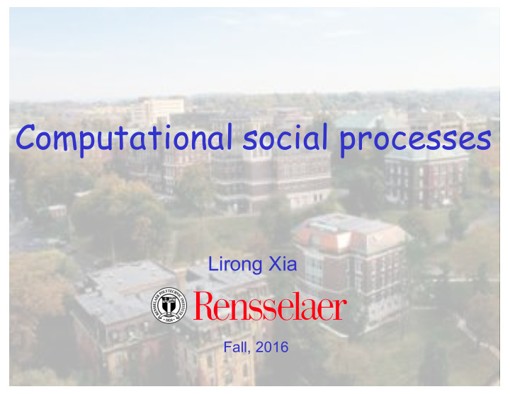 computational social processes