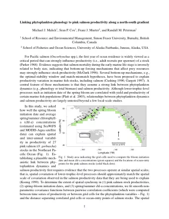 related to body size, indicating that bottom-up forcing mechanisms that affect prey resources  may
