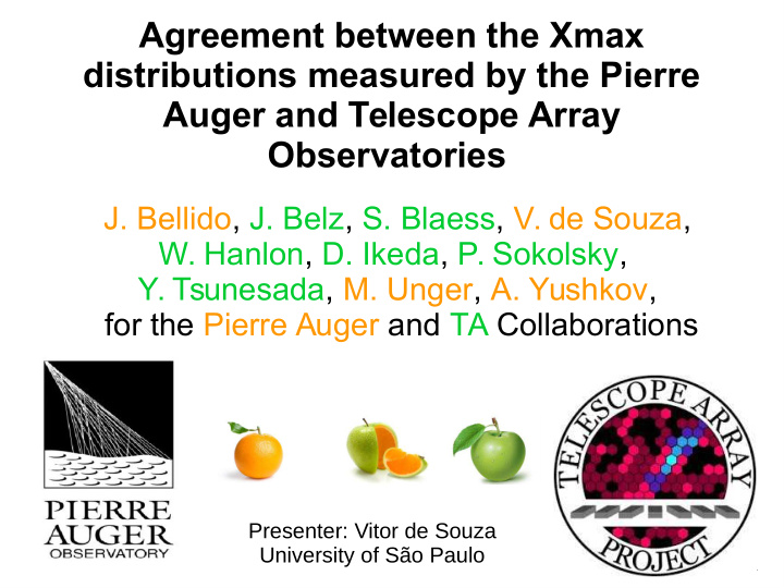 agreement between the xmax distributions measured by the