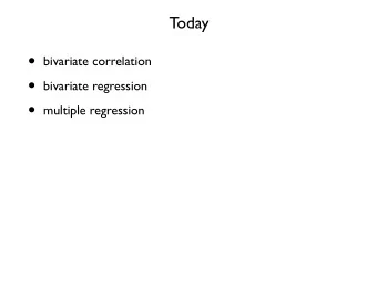 Bivariate Correlation  r &gt; 0  r &lt; 0  r = 0  r = 0  r &gt; 0  r = 0 remember: r measures