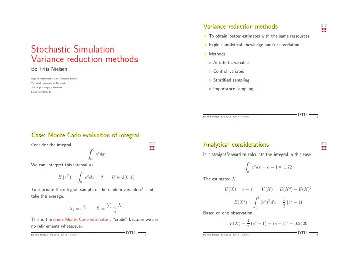 stochastic simulation