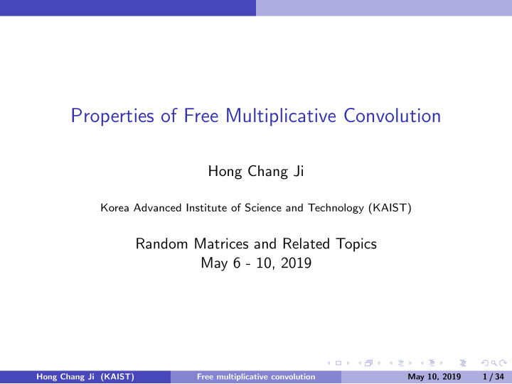 properties of free multiplicative convolution