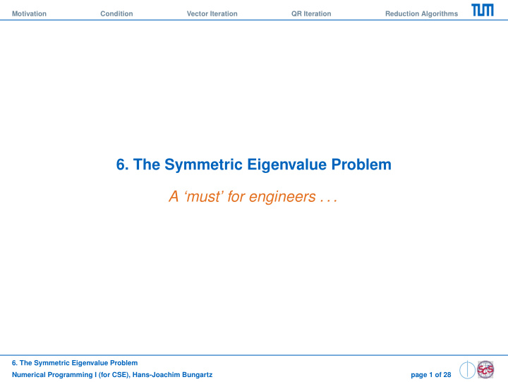 6 the symmetric eigenvalue problem a must for engineers