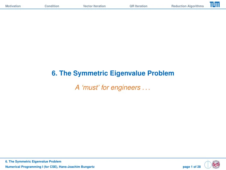 6 the symmetric eigenvalue problem a must for engineers
