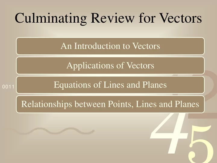 geometric vectors