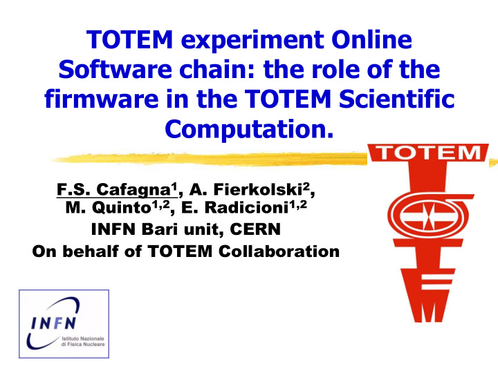 totem experiment online software chain the role of the