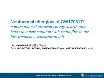 Nonthermal afterglow of GW170817:  a more natural electron energy distribution  leads to a new