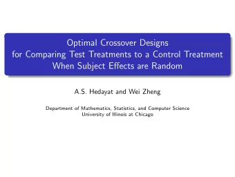 Optimal Crossover Designs  for Comparing Test Treatments to a Control Treatment  When Subject