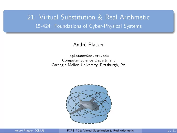 21 virtual substitution real arithmetic