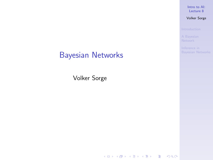 bayesian networks