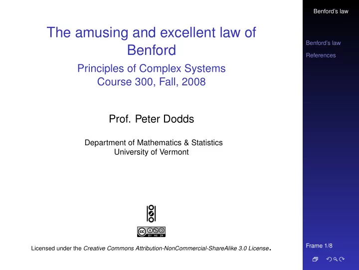 the amusing and excellent law of