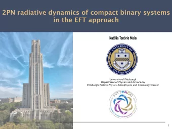 2PN radiative dynamics of compact binary systems  in the EFT approach  Natlia Tenrio Maia