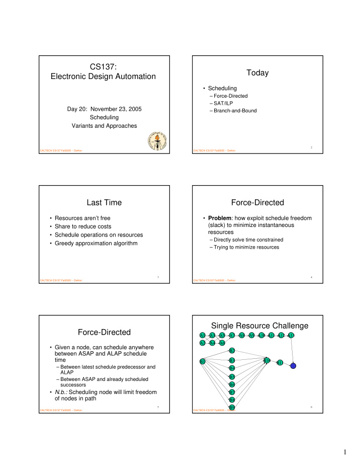 cs137 today electronic design automation