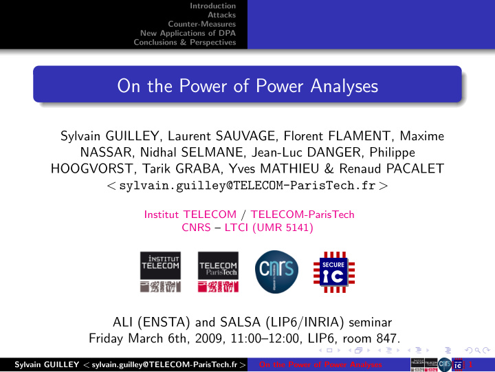 on the power of power analyses