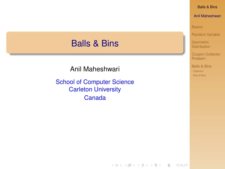 balls bins